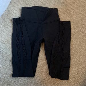 Lululemon Black Align Legging w/ Back Mesh Detail